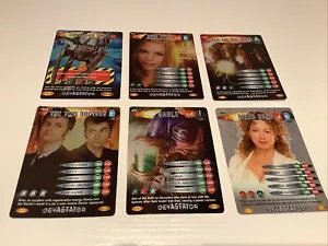 doctor who battles in time devastator Rare & S Rare Cards X 6 GE Fabbri 2008 - Picture 1 of 8