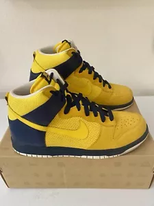 Nike Dunk High Sz 12 Michigan Wolverines 2008 Meticulously Maintained! Lovely! - Picture 1 of 18