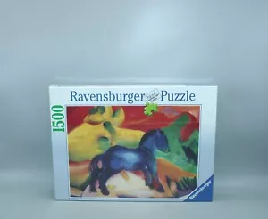 🧩NEW: Franz Marc: The Blue Horse 1500 Piece Jigsaw Puzzle Ravensburger Jigsaw 🧩 - Picture 1 of 8