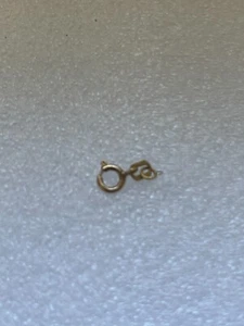 5.0 mm STANDARD WEIGHT 14k Solid Yellow Gold Spring Ring Clasp - Picture 1 of 2