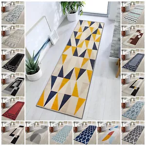 Long Hallway Runner Rug Non Slip Kitchen Runner Carpet Indoor Outdoor Floor Mats - Picture 1 of 99