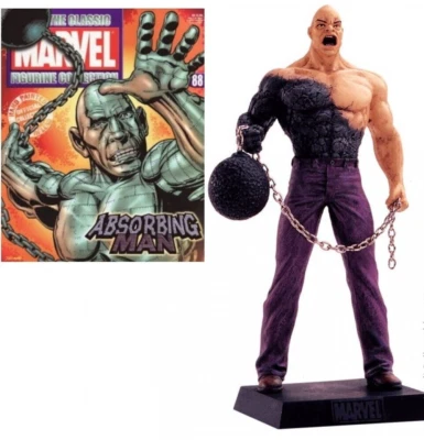 Eaglemoss Figurine Absorbing Man #88 Classic Marvel Collection Magazine - Image 1 of 4
