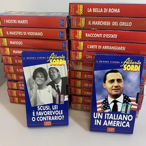 Blocco 23 FILM in VHS di ALBERTO SORDI Fabbri video - Imagen 1 de 4