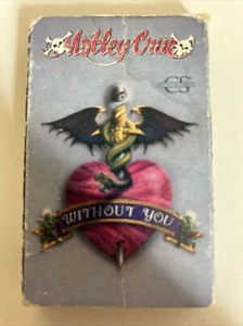 Motley Crue: Without You/Slice of Your Pie Cassette Single 1989 Cardboard Sleeve - Picture 1 of 4