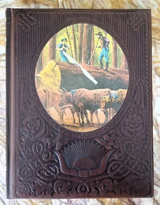 Time Life Books - The Old West Series 1976 “The Loggers” ~ Leather Cover, 240 pg - Imagen 1 de 3