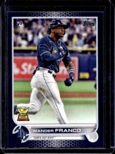 2022 Topps Series One Wander Franco Meijer Purple Rookie Card RC #215 Rays (A)
