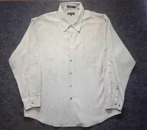 Lord & Taylor Metropolitan Long Sleeve Button Up Mens XXL Green Dress Shirt 1697 - Picture 1 of 5