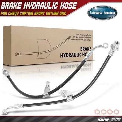 Manguera hidráulica de freno trasero derecho y derecho para Chevy Captiva Sport Equinox Saturn Vue GMC Foto 1 de 4