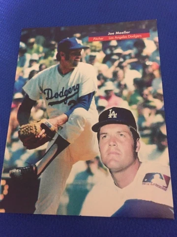 Joe Moeller Los Angeles Dodgers Postcard SGA Cover