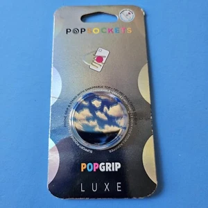 LUXE Popsockets PopGrip: Phone Holder & Stand - MIRAGE CLOUDY SKIES (3-D) - Picture 1 of 5