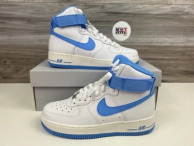 *NEW Nike Women's Air Force 1 High OG QS White University Blue UNC | DX3805 100 - Image 1 of 4