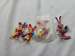 4 Noids Dominos Pizza Figures PVC Jackhammer Boxer Magic Noid & w/Bomb - Picture 1 of 9