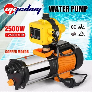 2500W High Pressure Water Pump 12600L/Hr Auto Garden Rain Tank Farm Irrigation - Picture 1 of 12