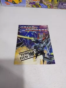 Transformers G1 Reinforcements from Cybertron Insert Mail-In 1985 Rare - Picture 1 of 6