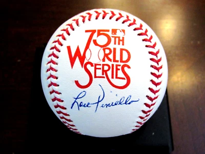 LOU PINIELLA 1978 WSC NEW YORK YANKEES SIGNED AUTO 1978 WS GAME BASEBALL JSA - Image 1 of 3