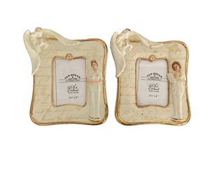 2 Van Hygan Smythe 3-D "Angel of Compassion" Porcelain 3.5x5" Frames - Picture 1 of 2