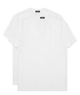 Dsquared2 t-shirt men DCX450030100 White v-neckline tee-shirt