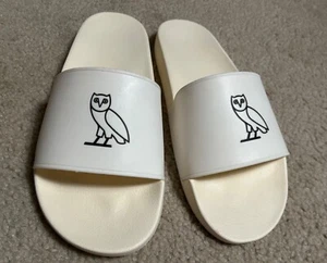 OVO Slides Cream/Crème Size 11, October's Very Own Drake Slides white - Picture 1 of 11