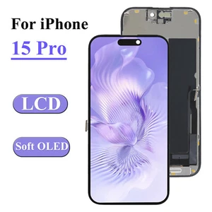 New Soft OLED LCD Display Touch Screen Replacement Digitizer For iPhone 15 Pro - Picture 1 of 8