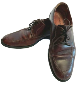 JOHNSTON MURPHY Mens 9.5 M Shoes BROWN LEATHER Model 59 11520 - Picture 1 of 12