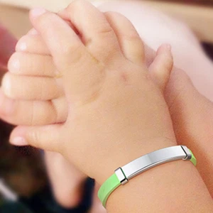 Personalized Name Alert Anti Lost ID Kid Child Baby Bracelet Wristband Emergency - Picture 1 of 16