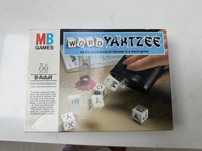 Vintage Word Yahtzee Dice Word-Game from MB Games 1979 Retro Complete  - Image 1 of 4