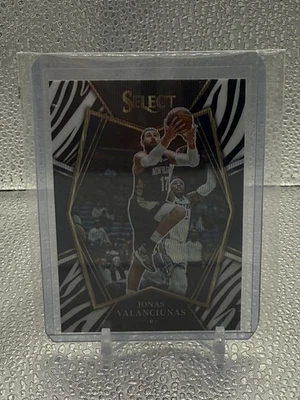 2021-22 Panini Select Jonas Valanciunas  Premier ZEBRA Prizm SSP #113 Pelicans - Image 1 of 2