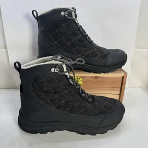 Mismatch Keen Terradora II winterliche wasserdichte gefütterte schwarze Damenstiefel Größe LESEN - Bild 1 von 9