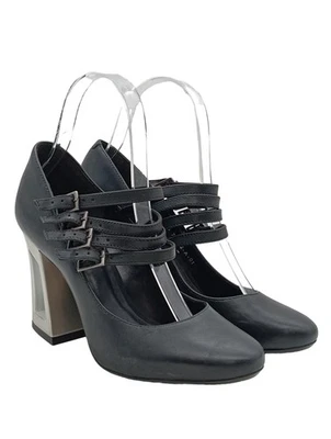 BRONX Tacones Mary Jane Mujeres Tacones Talla EU 36 negro look casual - Imagen 1 de 4