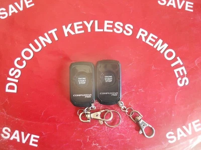 PAIR-COMPUSTAR  KEYLESS REMOTE  VA5REH300-1WFX  1WR3R--FM    BLUE LIGHT GC - Image 1 of 2