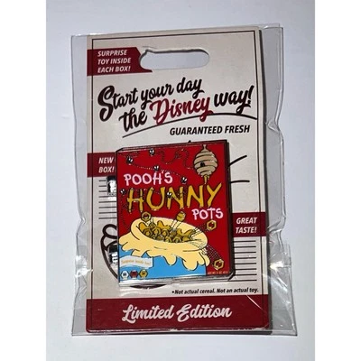 NEW Disney Cereal Box Winnie The Pooh’s Hunny Pots Pin Limited LE World WDW DLR - Image 1 of 4