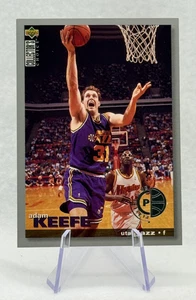 Adam Keefe 1995-96 Upper Deck Collector's Choice Player's Club #28 Utah Jazz - Picture 1 of 2