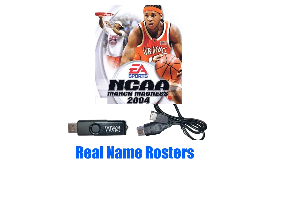 NCAA March Madness 2004 Real Name Roster Save Original Xbox USB Cable Adapter - Image 1 of 2