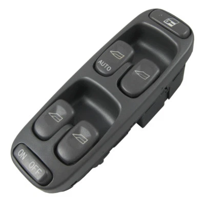 NUEVO Interruptor maestro de ventana eléctrica lado del conductor delantero izquierdo para Volvo S70 V70 1998-2000 Foto 1 de 4
