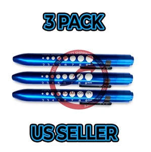 3 pack Royal- Medical Nurse Diagnostic Soft LED Pupil Gauge Pen Lights Penlights - Picture 1 of 2
