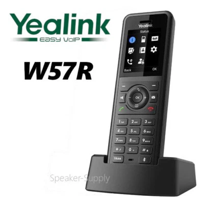 Yealink W57R 坚固型无绳手机 1.8 英寸彩色屏幕适用于 W70B W80 W90 — 第 1/4 张图片