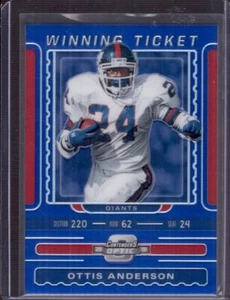 OTTIS ANDERSON 2019 Panini Contenders Optic Winning Ticket #OA Blue Prizm #54/99 - Picture 1 of 2
