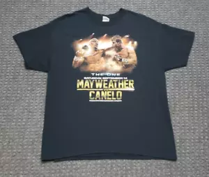 Floyd Mayweather Jr. Canelo Alvarez Herren XL TShirt 2013 Fight Promo Edition - Bild 1 von 16