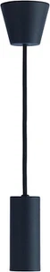 Black Ceiling Pendant adjustable 1450 to 1650 mm drop E27 43370 By Sylvania x 3 - Picture 1 of 12