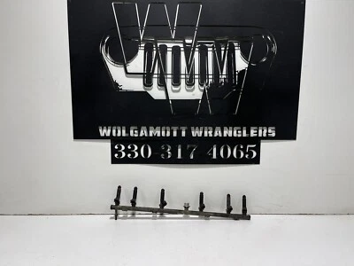 05-06 Jeep TJ Wrangler OEM trilho de injeção de combustível 4.0L com injetores CC 4H - Imagem 1 de 4