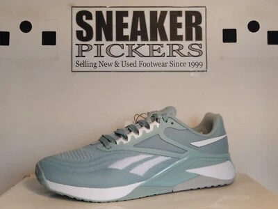 Reebok Womens Nano X2 Training - Size: 9 - GX9918 - Seaside Grey / White - NEW ! - Image 1 of 4