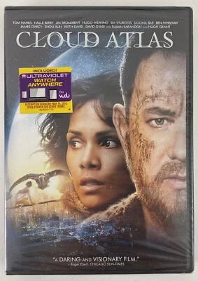 Cloud Atlas DVD Tom Hanks Halle Berry Sci-Fi Rated R Sealed 2012 - Image 1 of 2
