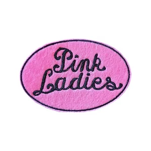 Pink Ladies Patch Grease Embroidered Iron-On 3.5" - Picture 1 of 7