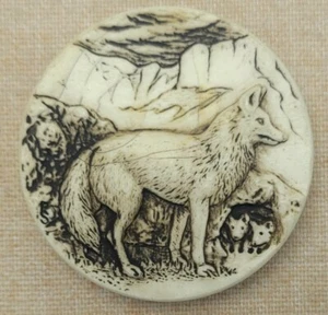 Imán de nevera Wolf nuevo refrigerador Nature - Imagen 1 de 4