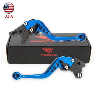 For Yamaha YZF R1 2002-2003 R6 1999-2004 R6S 2006-2009 CNC Brake Clutch Levers - Image 1 of 4
