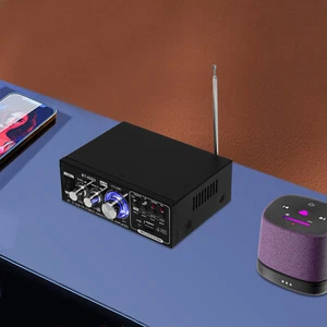 Bluetooth Verstärker HiFi Stereo Amplifier 2 Kanal Mini Audio Verstärker Schwarz - Bild 1 von 20