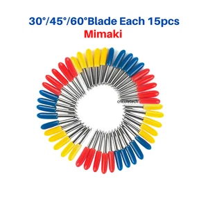 15Pcs Blades for Mimaki Vinyl Cutter Cutting Plotter 30° 45° 60° - Picture 1 of 28