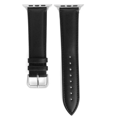 Correa de cuero genuino iwatch para Apple Watch Series Ultra 3 11 10 9 8 7 SE Foto 1 de 4