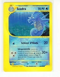 ~ITA~ ITALIAN Seadra 58/147 Aquapolis Pokemon Card (PE2) - Picture 1 of 2