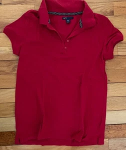 Gap GapKids red uniform polo shirt girl size XXL 14-16 - Picture 1 of 2